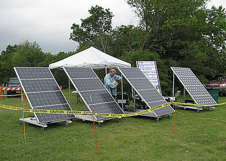 Event Solar Power Early PV Array circa 2002