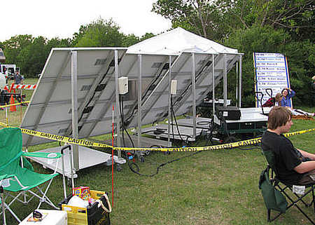 Event Solar Power Early PV Array circa 2002